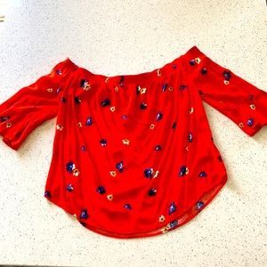 Off the shoulder top